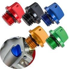 오토바이 오일 캡 컬러 튜닝 마개 알루미늄 뚜껑, 오토바이오일캡 레드, 1개