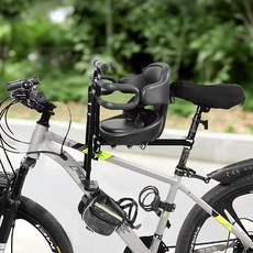 YZMY 兒童自行車前置座椅, 升級普通款 扶手 護欄1.5歲以內用