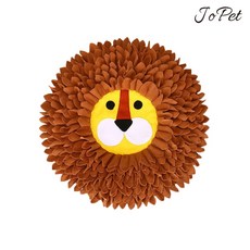 【PetHaus】*台灣現貨 寵物嗅聞墊 嗅聞墊 智力訓練 獅子形狀 耗體力 智力玩具 慢食玩具 藏食 抗憂鬱 紓壓解憂, 1個