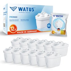 WATUS 필터 독일제 (브리타 정수기 맥스트라 필터 호환) 12개입, 12개, Watus_Promax_12X