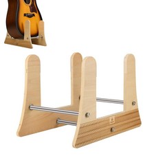 TXEsign 어쿠스틱 일렉트릭 기타 베이스 밴조 우쿨렐레용 목재 기타 스탠드 범용 나무 바닥 스탠드 미끄럼 방지 홀더 무대 집 스튜디오 거리 노래용, TXEsign 어쿠스틱 일렉트릭 기타, 베이스, 밴조,