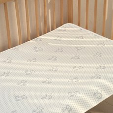 리에또 아기 방수요 에코 쿨 방수패드 유아 여름 냉감매트, 쿨 베어, 1개