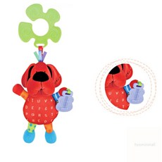 HM 소리가 나는 유모차모빌 아기카시트장난감, 1개, 레드,블랙