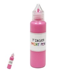 [팔마누] 그리기물감 미술용품 어린이미술 핑거 페인트펜 낱색 50ml 분홍