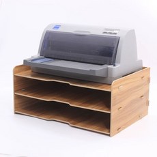 글로아픽 색지 도화지 정리함 색지 선반 트레이 분류 A4 A3, B. 체리 우드 3 층