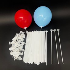 풍선꽂이 막대기 화이트 100P, 본상품