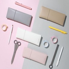 [llon몰] 밴드 펜케이스 펜파우치, 화이트