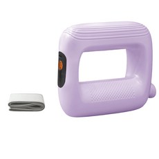 伊德莱斯 多功能自動筋膜環 五檔震動按摩儀 按摩甩脂/全身通用/深度舒緩/直擊筋膜/附專用腰帶, 紫色, AH-568B-3