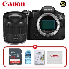 캐논 정품 EOS R6 Mark III+RF 24-105mm F4-7.1 IS STM KIT/128G+리더기+잘라쓰는보호필름+극세사융 /TJ