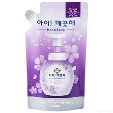 아이깨끗해 블루밍퍼플 핸드워시 리필, 200ml, 12개