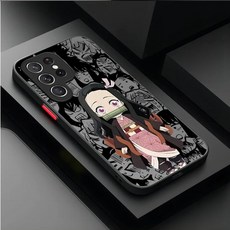 귀멸의칼날 갤럭시케이스 귀칼 폰케이스 귀여운 A16 S23 S24 삼성 FE A15 S25, 갤럭시 A25 5G, 하얀색