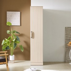 솜씨방가구 라온 친환경 E0 400 틈새옷장(이불장형), 매플