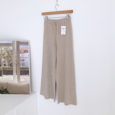 더마르 [3가지기장] 캐시미어 터치 겨울 일자 와이드 여성 니트팬츠