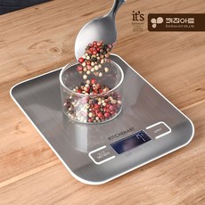 키친아트 스텐 주방용 전자 저울, 1kg