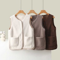 성인수면조끼 누빔 후리스 양털 뽀글이 홈웨어 재택근무룩 난방비 절감템