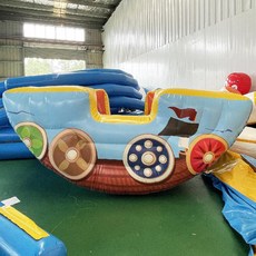 에어바이킹 튜브 놀이기구 에어바운스 물놀이 에어 해적 시소, 플래그 4인용