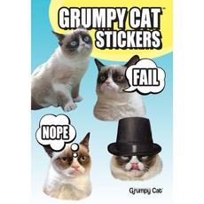 [원서] 페이퍼백 도서 심술 고양이 스티커 (도버 리틀 활동 책: paperback Book Grumpy Cat Stickers (Dover Little Activity Bo