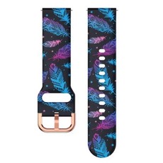 스포츠 밴드 인쇄 실리콘 활성 손목 팔찌, 1개, 17. 22Feather