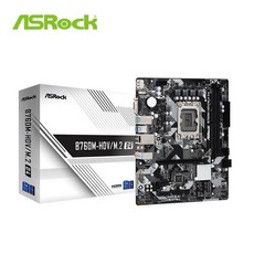 華擎 ASRock B760M-HDV/M.2 D4 MATX INTEL主機板, B760M-HDV