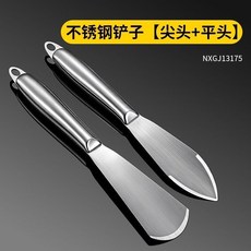 川月商行 不鏽鋼鏟子 園藝種花工具 挖土神器 家用趕海農用, 1個, 铲身偏薄【1把装】用力易弯曲