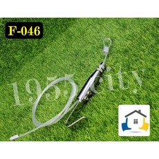 F-046 簡易圈頭固定座 透明線掛圖器 吊圖透明線掛畫器 掛圖鈎 吊圖鋼索 吊牌 畫 物吊鈎, 1個