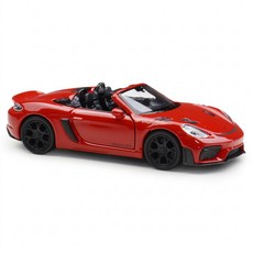 1:36 Porsche 718 Spyder RS 模型車 保時捷982 Boxster Cayman 彎道殺手, 718 Spyder RS 紅色, 1個