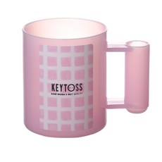 雷霆百貨 水晶機能型水杯(小)300cc 塑膠杯 牙刷杯 台灣製造, K961 粉, 1個, 粉