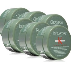 케라스타즈 제네시스 옴므 텍스처라이징 씨크니스 왁스 Kerastase Genesis Homme Texturizing Thickness Wax styling paste, 6개, 75ml