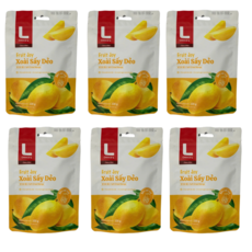 베트남 롯데마트 초이스 L 반건조망고 건망고 망고말랭이 슬라이스, 6개, 100g