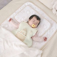 마롤로뜨 아기 베개 듀라론 씬필로우 냉감 베개 유아 신생아 여름 쿨베개, 크리미드림