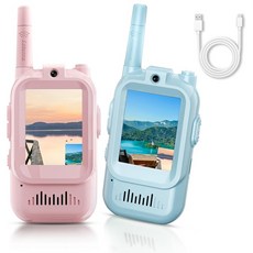 FDUCE 인터컴 무전기 DJ05 2개입, 1개, 블루, 핑크