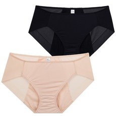 판도라by비비안 넓게 커버되는 안심 위생 누디팬티 2색 세트