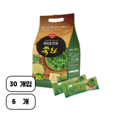 광야식품 귀리 앤 견과 쑥차, 20g, 30개입, 6개
