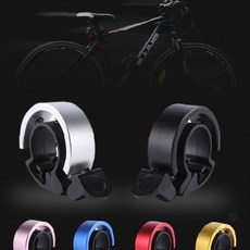 자전거 핸들 장착 경적 벨 맑은 울림 소리 알림 안전 라이딩 용품 산악 도로, 1개, 01)미니자전거벨(실버)