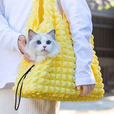 고양이 이동용 가방 어깨 버클 캐리어 산책백 포대기 강아지 안전 외출
