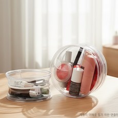 RFS 투명 원형 파우치 지퍼팩, 소