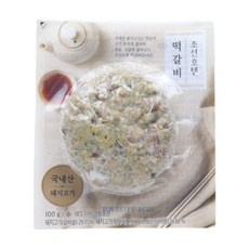 [홈쇼핑] 조선호텔 떡갈비 + 소스, 3개, 100g