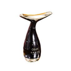 醉便宜 關注折20元 二代多效護膚美容儀 美頸美顏儀 導入儀 美頸儀 美容儀 附發票, 黑色 乾電池款