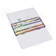 고체물감 48색 수채화물감세트, 10g, 10ml