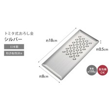 燕三條 TOMITA 無刃磨泥器 TMO-002 手持型 職人手作 燕三条 無刀刃 不鏽鋼 可機洗, 1個, TMO-001 經典型 銀色