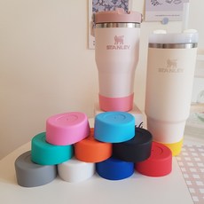 제누엘 스탠리 호환 퀜처 바닥커버 오덴세 실리콘 부츠 7cm 591ml 887ml, 1개, 레드
