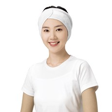 헤어베스트 기프트 터번 65 x 11 cm, 화이트, 1개