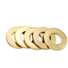 솔리드 브래스 구리 플랫 와셔 일반 가스켓 패드, 1. 50pcs M2x5x0.4mm