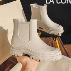 라일리 Rly 기모 여성 윈터 첼시 레인부츠 따뜻 털 장화 방한화 396043