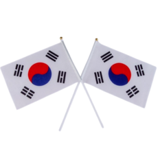 뉴립 여행용 응원용 미니 태극기, 5개 5개