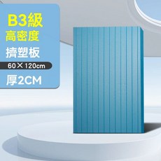 擠塑板 保溫板 XPS高密度隔熱板 陽光房頂隔熱, 1個, 高密度B3級2厘米厚 60×120厘米