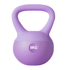 비블릿 무소음 충격방지 케틀벨, 퍼플, 1개, 8kg