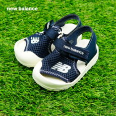 뉴발란스 8810 키즈 유아 아동용 범퍼 샌들 네이비