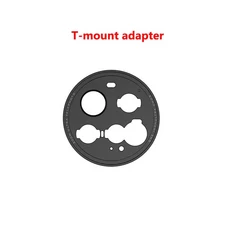 포토기어 17mm T-마운트 2배 망원 줌 매크로 렌즈 포켓 휴대폰 카메라 (아이폰 샤오미 15 울트라 스마트, 05 T-Mount adapter