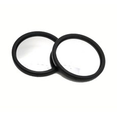 圓夢工廠 迷你安全小鏡 左右安全視野鏡 凸面鏡 角落鏡 5.2cm, 1套, 通用型